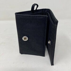 Black Nylon BAGGU Snap Wallet